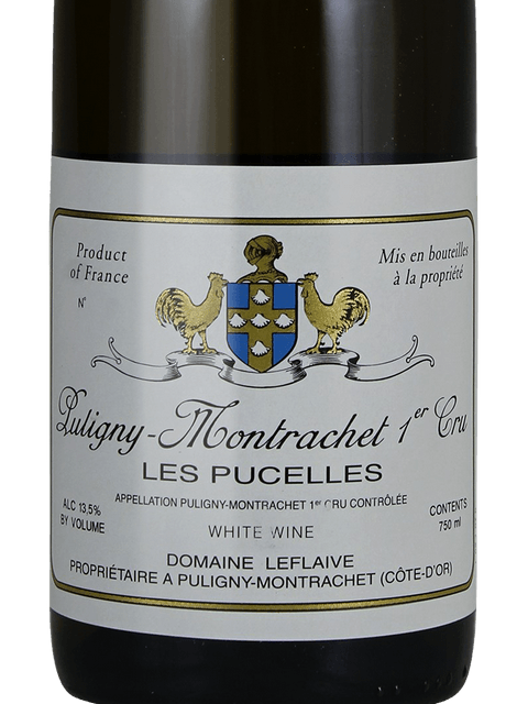 Domaine Leflaive Puligny-Montrachet 1er Cru Les Pucelles 勒弗莱(双鸡)普榭乐普里尼-蒙哈榭一级园(白)2015