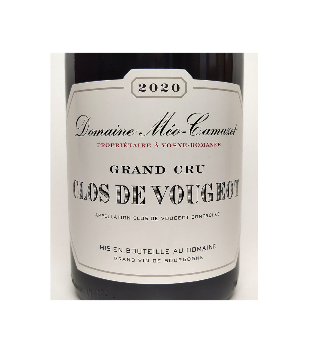 Meo-Camuzet  Clos Vougeot Grand Cru  莫默-卡穆泽-武若 (特级园）（紅）2020