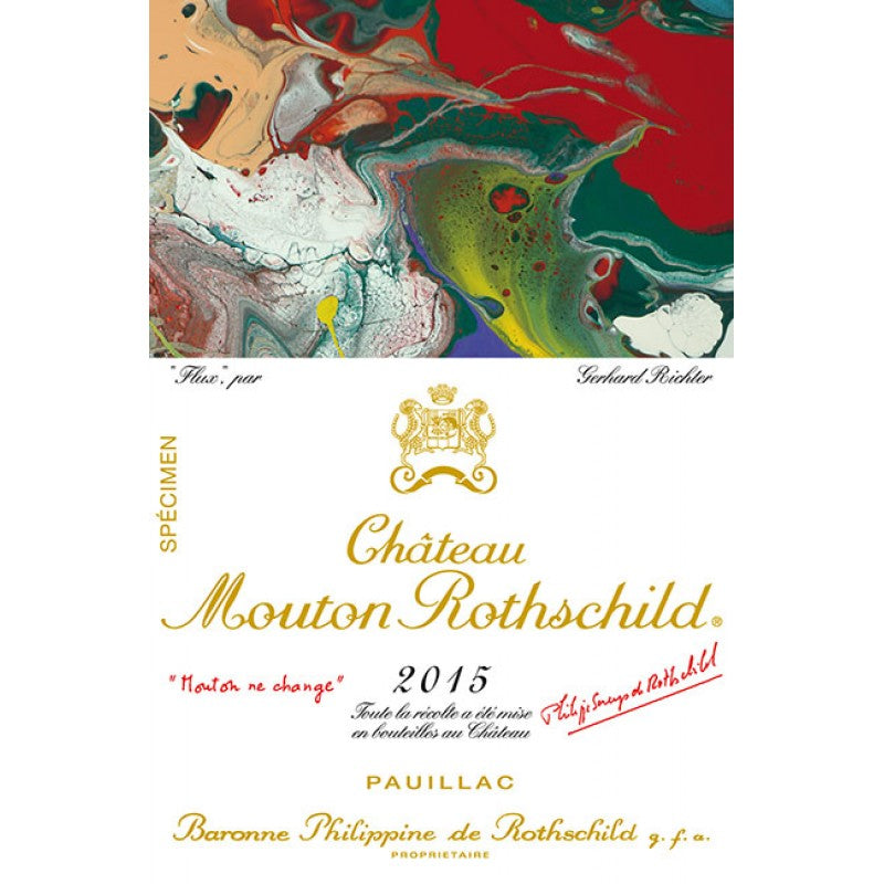 Chateau Mouton Rothschild 木桐酒庄红葡萄酒 2015